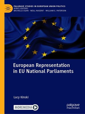 cover image of European Representation in EU National Parliaments